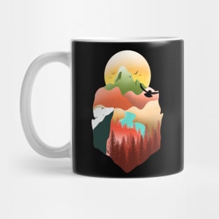 mountainous landscape Mug